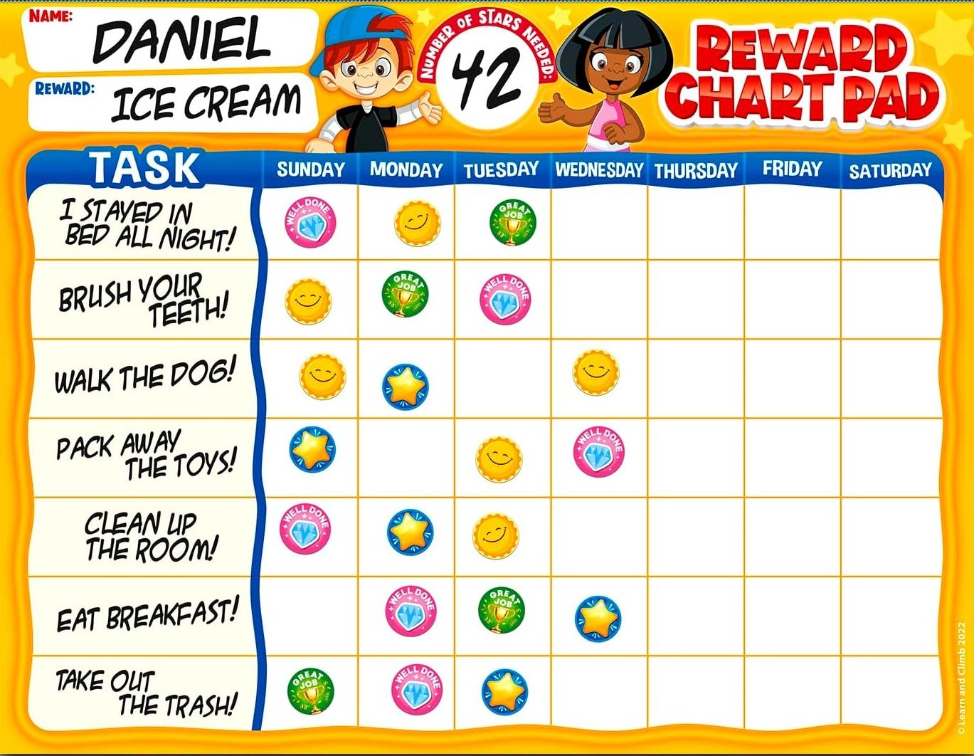 discipline behavior chart ideas for home