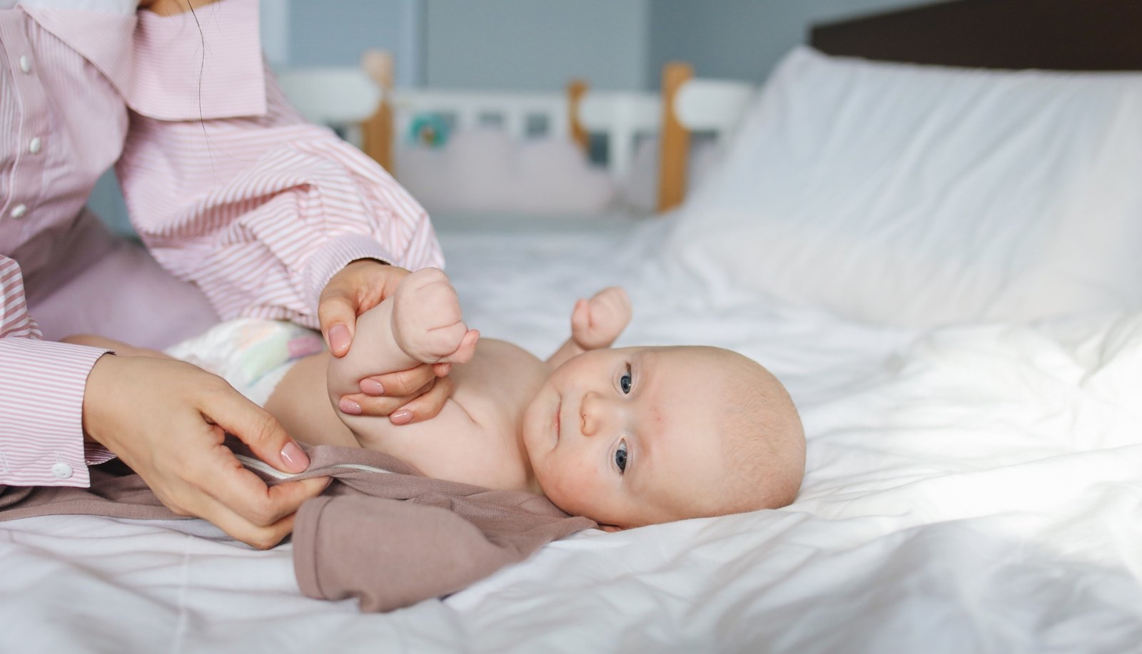 Dressing Newborn for Sleep