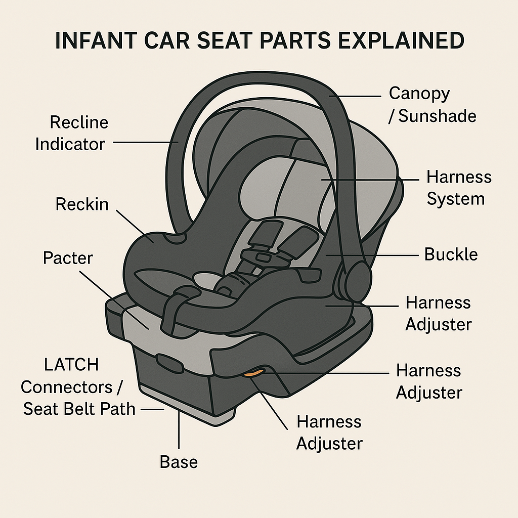 Infant Car Seat Parts