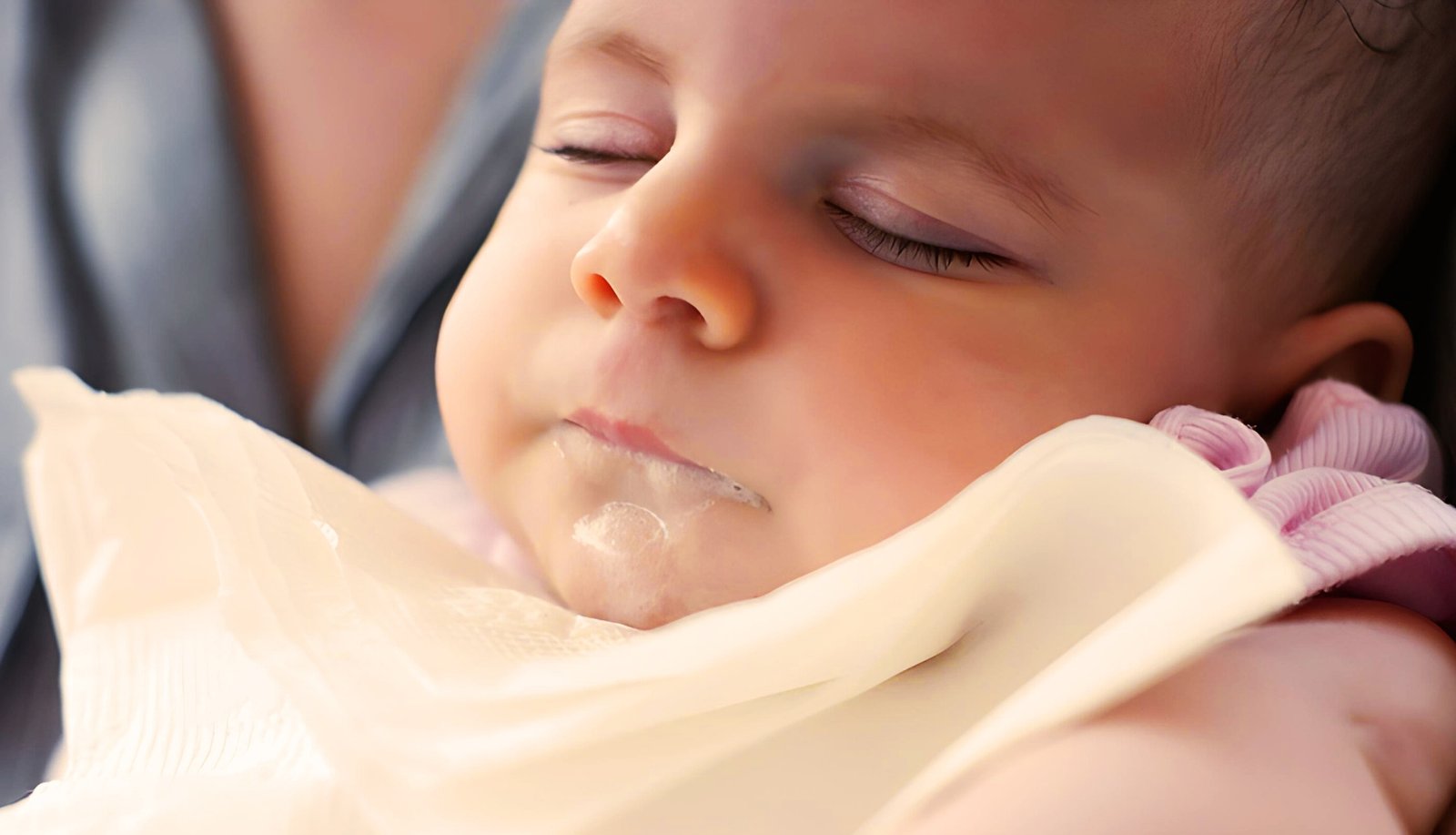 Newborn Spitting Up in Sleep