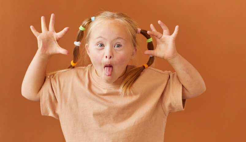 Down Syndrome Tongue Out