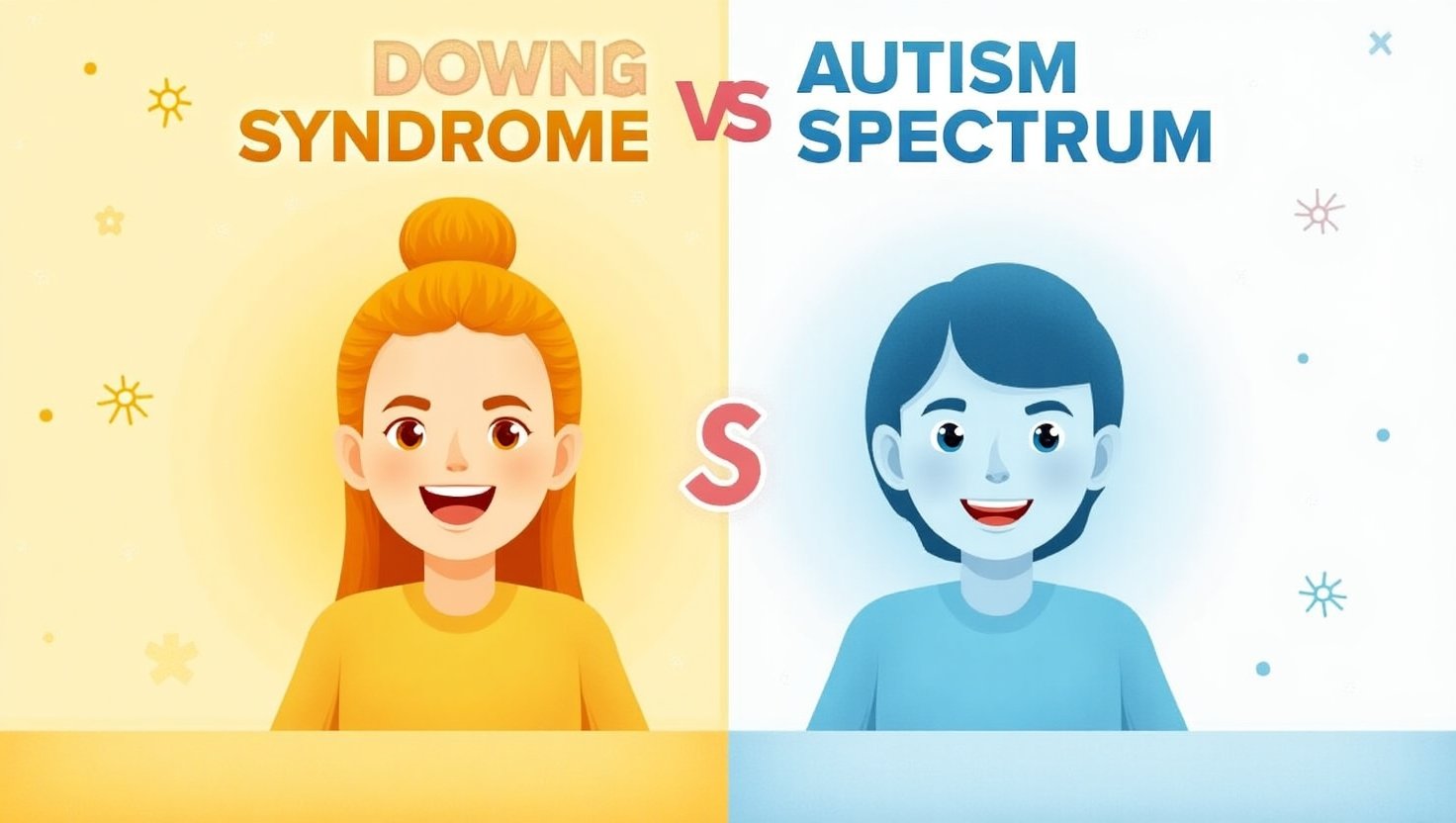Down Syndrome Vs Autism
