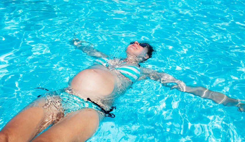 can swimming induce labor