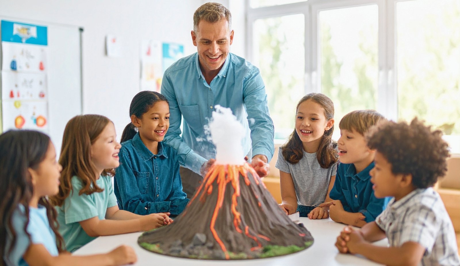 Baking Soda Volcano Science Experiment