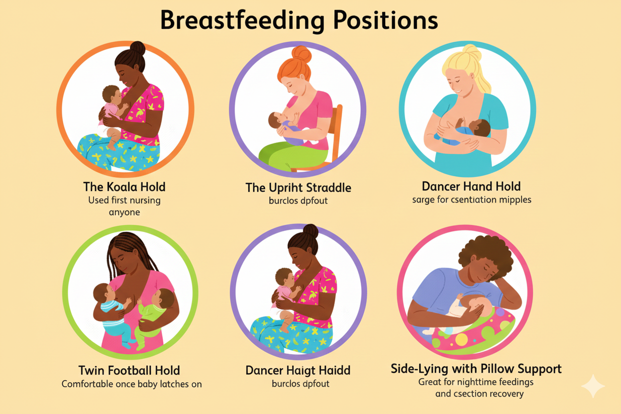 Best breastfeeding positions for newborns